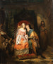 Paolo en Francesca - Friedrich Sturm — weergave van het kunstwerk