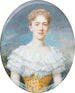 portret van Johanna Gräfin Gleispach - Friedrich Wailand — weergave van het kunstwerk