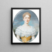 portret van Johanna Gräfin Gleispach - Friedrich Wailand — ingelijst kunstwerk aan de muur