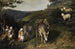 Familie in een idyllisch landschap - Friedrich Wilhelm Keyl — weergave van het kunstwerk