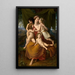 Charité Painting - Friedrich Wilhelm Schadow — framed artwork on a wall