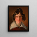 Antonie Amerling née Kaltenthaler, Mme Amerling - Friedrich von Amerling — ingelijst kunstwerk aan de muur