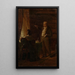 De professor Dr Ignaz Rudolf Bischoff von Altenstern dictant à son épouse Johanna - Friedrich von Amerling — ingelijst kunstwerk aan de muur