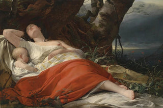 Friedrich von Amerling - Schlafende Fischerin.webp