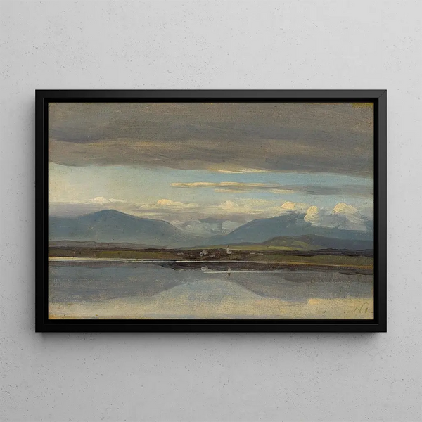 Friedrich von Nerly - Blick auf Seeshaupt am Starnberger See.webp