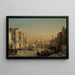 Het grote kanaal in Venetië met uitzicht op Santa Maria della Salute - Friedrich von Nerly — ingelijst kunstwerk aan de muur