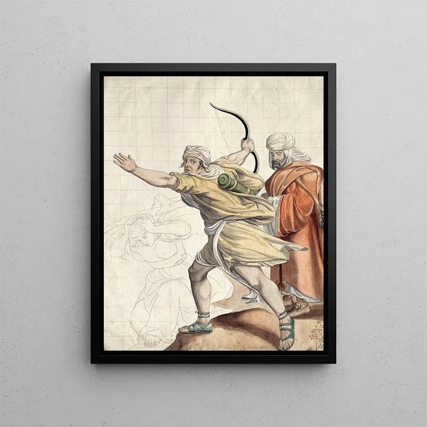 Friedrich von Olivier - Fleeing Archers.webp