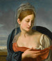 La Madone de l'Annonciation - Friedrich von Olivier — weergave van het kunstwerk