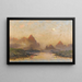 Lofoten - Frithjof Smith-Hald — ingelijst kunstwerk aan de muur