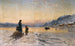 Winterdag bij de Fjord - Frithjof Smith-Hald — weergave van het kunstwerk
