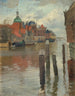 Dortrecht - Frits Thaulow — weergave van het kunstwerk