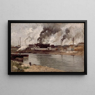Frits Thaulow - Factories in Ivry.webp