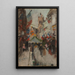 juli in Dieppe - Frits Thaulow — ingelijst kunstwerk aan de muur