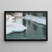 Sneeuw Smeltende - Frits Thaulow — ingelijst kunstwerk aan de muur