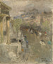 Uitzicht op Parijs bij de Madeleine - Frits Thaulow — weergave van het kunstwerk