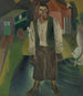 L'idiot aan de vijver - Frits van den Berghe — weergave van het kunstwerk
