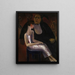 Paul-Gustave van Hecke en zijn echtgenote Norine De Schrijver - Frits van den Berghe — ingelijst kunstwerk aan de muur