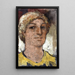 Head Study Male - Fritz Erler — framed artwork on a wall