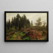 Boslandschap - Fritz Freund — ingelijst kunstwerk aan de muur