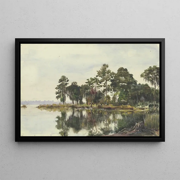 Fritz Hauck - Baumschlag am Wasser Jacksonville November 29 1904.webp