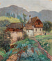 van een boerderij in Losenstein nabij Steyr in Opper-Oostenrijk - Fritz Lach — weergave van het kunstwerk