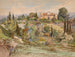 Vue du château de Cronberg au palais Coronini à Goritz - Fritz Lach — weergave van het kunstwerk