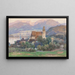 van Spitz in de Wachau-vallei - Fritz Lach — ingelijst kunstwerk aan de muur