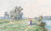 Aan de Donau bij Greifenstein - Fritz Lach — weergave van het kunstwerk