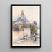 van Blanchisseuses à Weienkirchen dans la vallée de la Wachau - Fritz Lach — ingelijst kunstwerk aan de muur