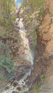 Cascade de Polinik près d'Obervellach en Carinthie - Fritz Lach — weergave van het kunstwerk