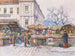 Markt van Naschmarkt in Wenen - Fritz Lach — weergave van het kunstwerk