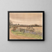 Landschap na de storm - Fritz Syberg — ingelijst kunstwerk aan de muur
