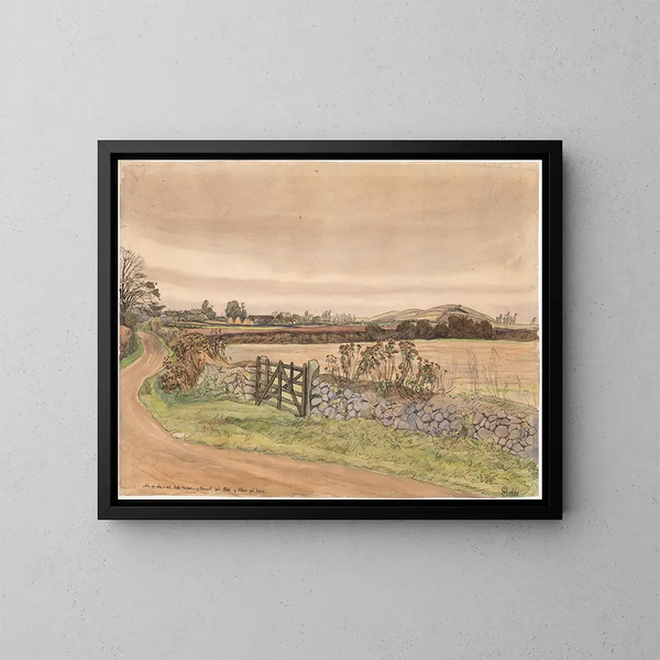 Landscape after the Storm - Fritz Syberg — framed artwork on a wall
