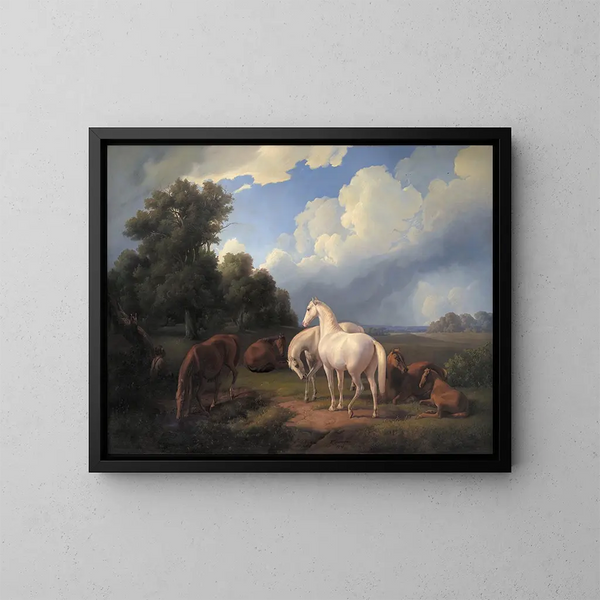 Lucia Whimsey Bellona Hertha Olga - Fritz Thomsen — framed artwork on a wall