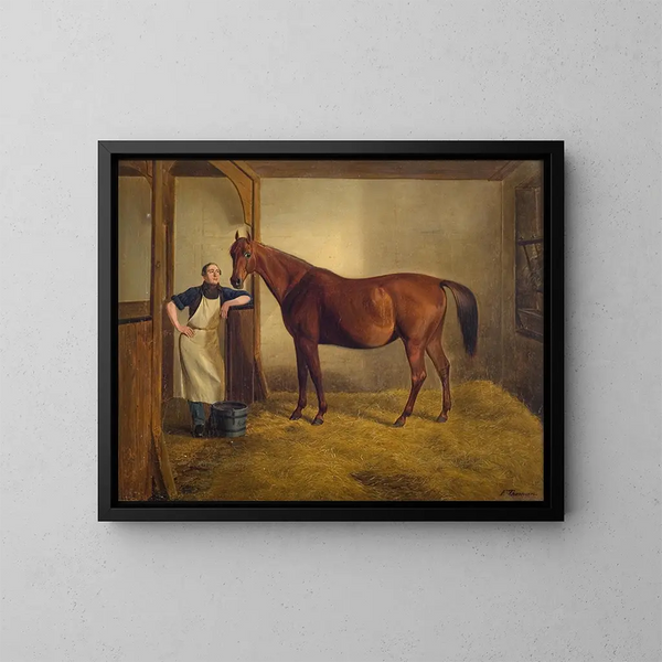 Queen of Sheba - Fritz Thomsen — framed artwork on a wall