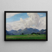 Zomermorgen in het Chiemgau - Fritz Wilhelm Rabending — ingelijst kunstwerk aan de muur