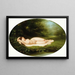 Bathing Woman Sleeping - Fritz Zuber-Bühler — framed artwork on a wall