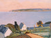 Verre uitzicht op Awajishima - Fujishima Takeji — weergave van het kunstwerk