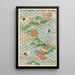 Bijutsukai Pl211 - Furuya Korin — ingelijst kunstwerk aan de muur