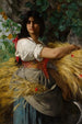 La Glaneuse - Gabriel Ferrier — weergave van het kunstwerk
