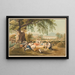 Het picknickmaal, kostuums uit Luzern - Gabriel Lory de Jonge — ingelijst kunstwerk aan de muur