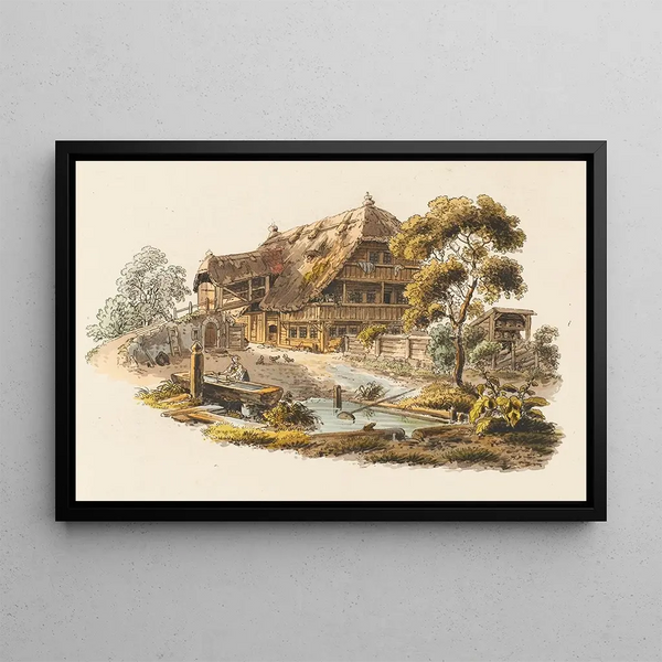Gabriel Lory the older - Bauernhaus bei Wichtrach.webp