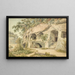 Ermitage Sainte-Madeleine nabij Fribourg - Gabriel Lory de Oudere — ingelijst kunstwerk aan de muur
