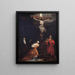 Kruisiging - Gabriel Metsu — ingelijst kunstwerk aan de muur