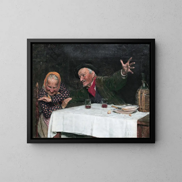 The Joker - Gaetano Bellei — framed artwork on a wall