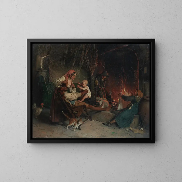 Irresistible Force - Gaetano Chierici — framed artwork on a wall