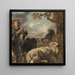 van een Jongen herder met schapen en geiten - Jan Baptist Weenix — wandpresentatie van het kunstwerk