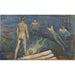 Reproductie van het schilderij Jongens die baden - Edvard Munch