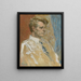 Robert F. Kennedy - Gardner Cox — ingelijst kunstwerk aan de muur