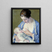 Moeder en kind - Gari Melchers — ingelijst kunstwerk aan de muur